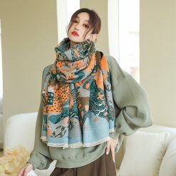 Khăn quàng cổ cao cấp len Cashmere cho nữ KQ-WD04 làm quà tặng bạn gái, sếp nữ, mẹ, cô, dì, chị - em gái...