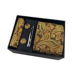 Set Combo cà vạt 4 món cho nam WD-CB04 quà tặng cho Sếp nam, Bạn trai, Bố,...