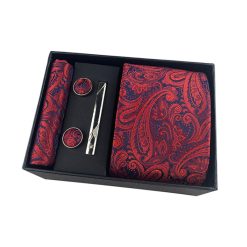 Set Combo cà vạt 4 món cho nam WD-CB05 làm quà tặng bạn trai, sếp nam, bố, anh - em trai...