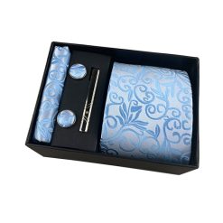 Set Combo cà vạt 4 món cho nam WD-CB08 làm quà tặng bạn trai, sếp nam, bố, anh - em trai...