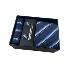 Set Combo cà vạt nam 4 món cao cấp WD-CVN02 làm quà tặng bạn trai, sếp nam, bố, anh - em trai...