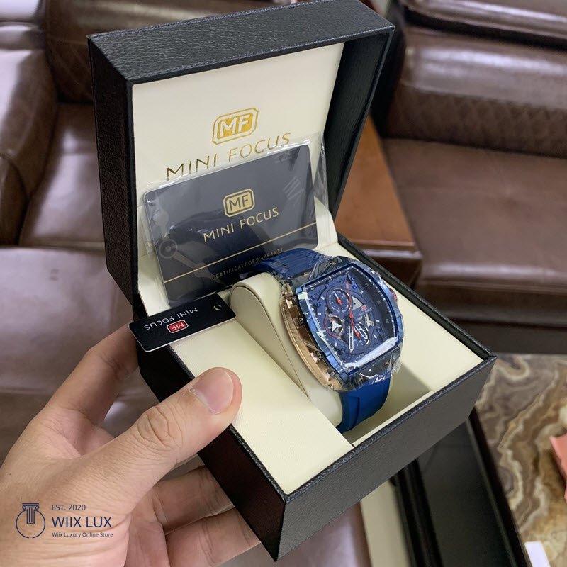 Đồng hồ Nam cao cấp Mini Focus MF0473G.02 - màu xanh navy làm quà sinh nhật, tặng bạn trai; bố, anh – em trai… - Ảnh 7