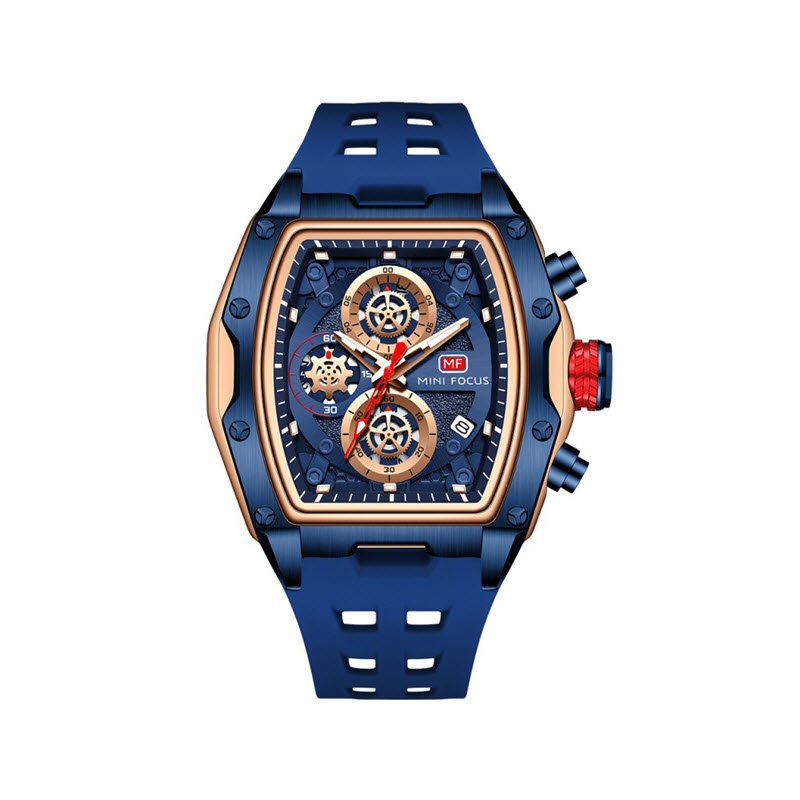 Đồng hồ Nam cao cấp Mini Focus MF0473G.02 - màu xanh navy làm quà sinh nhật, tặng bạn trai; bố, anh – em trai…