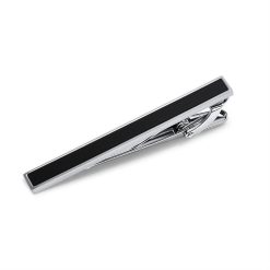 Kẹp Cà Vạt Cao Cấp Đính Đá KCV007 Màu Bạc