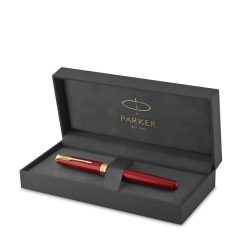Bút ký tên Parker SON Lacque Red GT TB 1950774 mạ vàng 18K