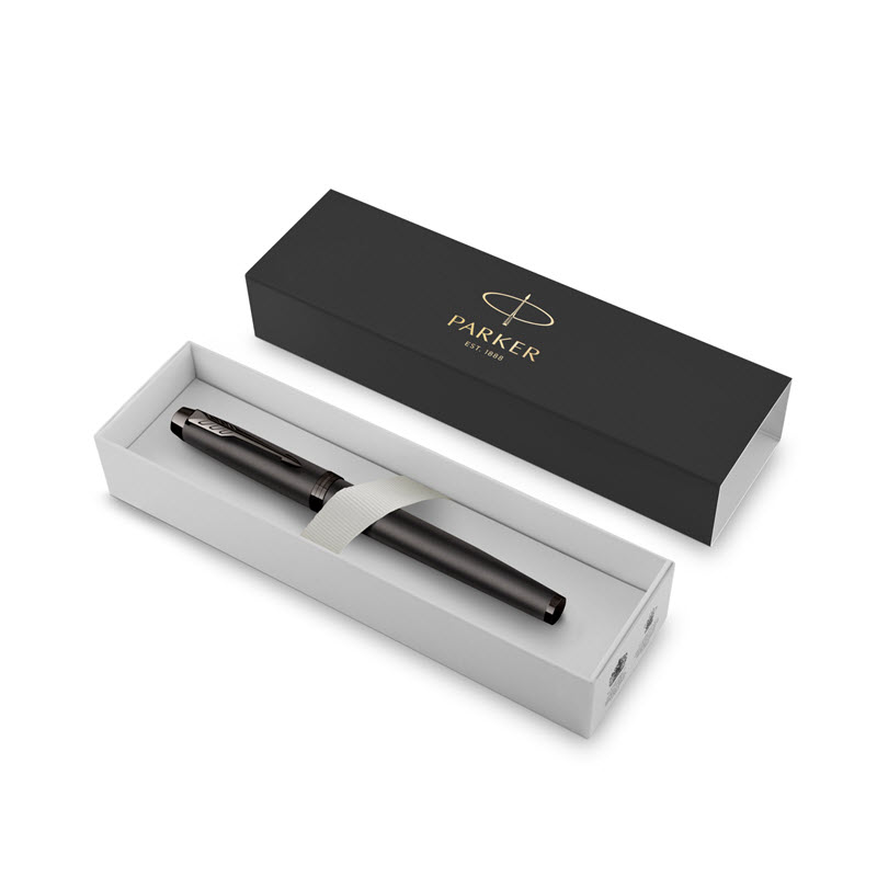 Bút máy ký tên Parker IM Achromatic Black 2127618 sang trọng