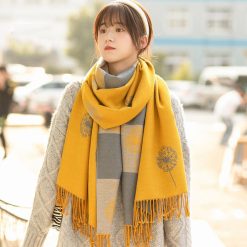 Khăn len Cashmere thời trang cao cấp cho nữ KLTT-WD008