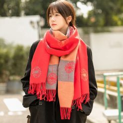 Khăn len Cashmere thời trang cao cấp cho nữ KLTT-WD009