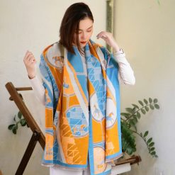 Khăn choàng len Cashmere - Quà sinh nhật mẹ ấm áp