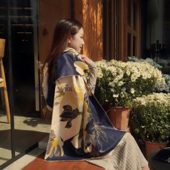 Khăn quàng cổ cao cấp len Cashmere KQ-WD21 – Món quà Tết đầy tinh tế và ấm áp