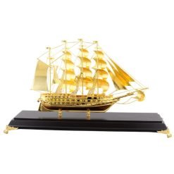 Mô Hình Thuyền Buồm Mạ Vàng 24K TB02