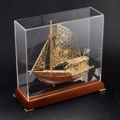 Mô Hình Thuyền Buồm Mạ Vàng 24K Cao Cấp TB04